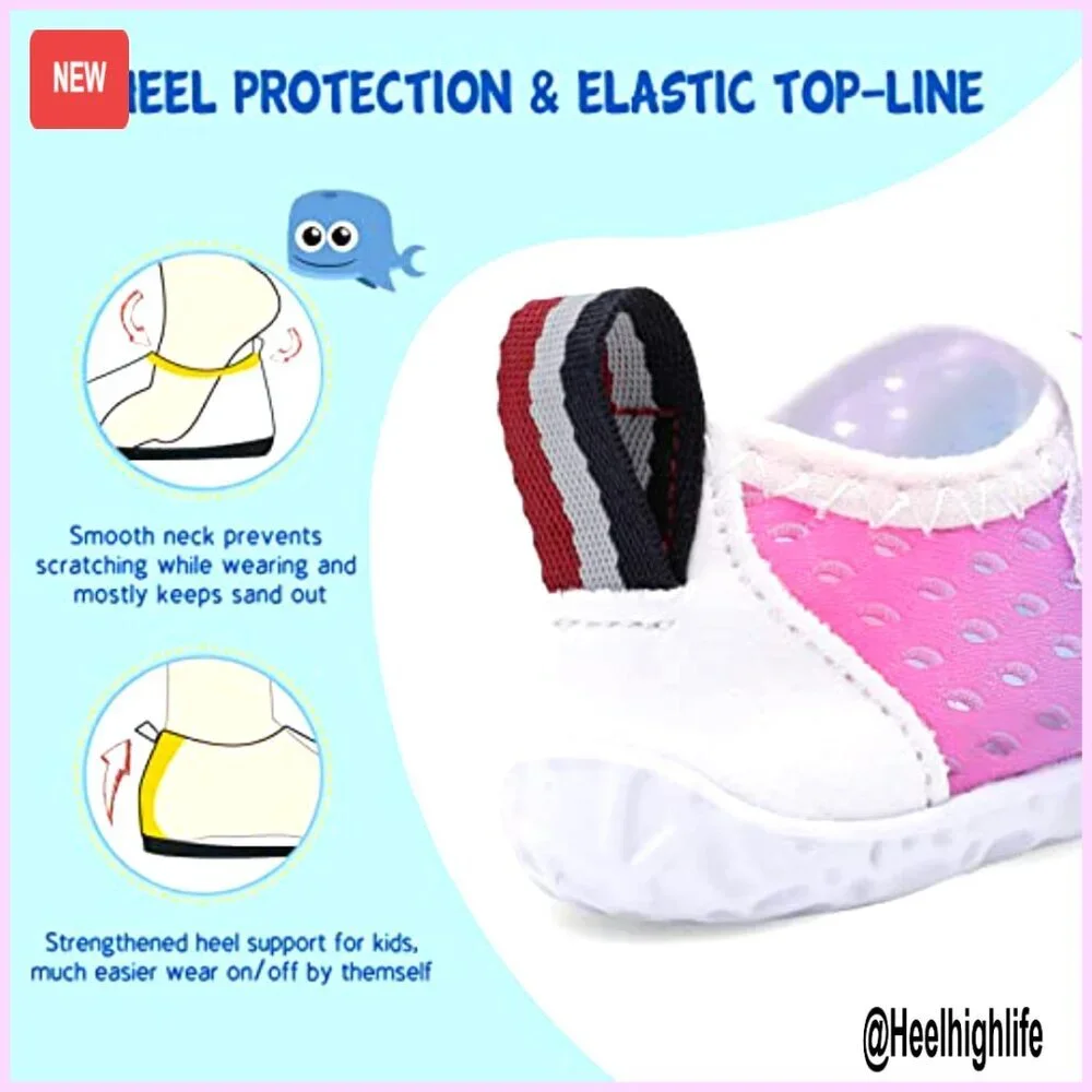 Toddler Water Shoes Barefoot Quick-Dry Swim Shoes Beach Pool Surf